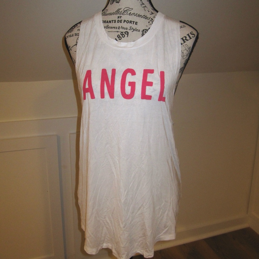 Victoria’s Secret NWT “ANGEL” Graphic Tank Top Sz Small
